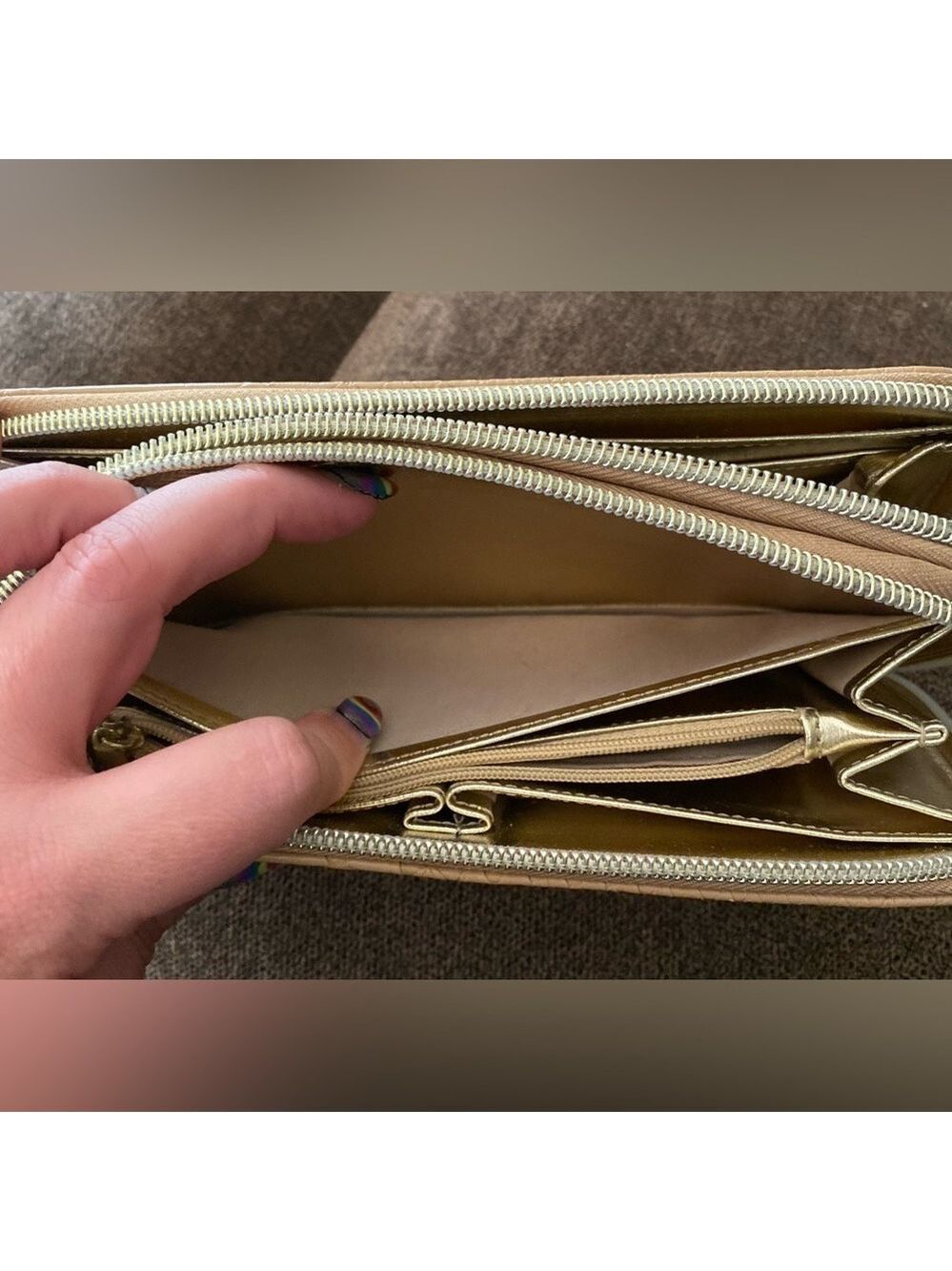 Steve Madden Python Beige Wallet - Picture 14 of 16